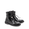 Alexander Hotto Black Leather Ankle Boots
