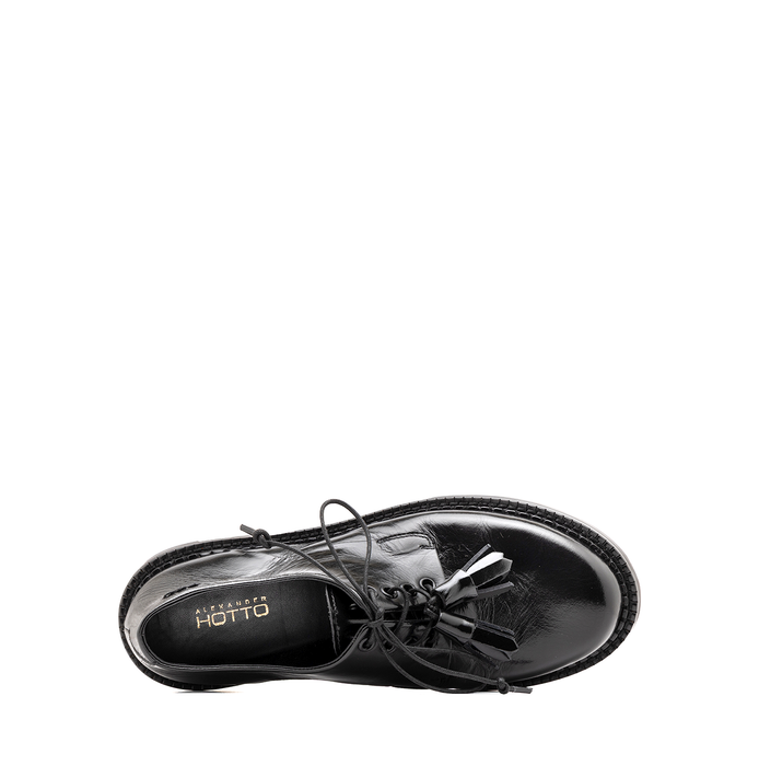 Alexander Hotto Black Leather Lace-ups