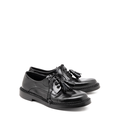 Alexander Hotto Black Leather Lace-ups