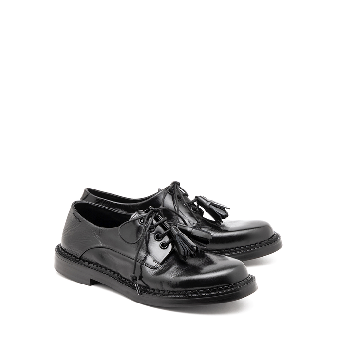 Alexander Hotto Black Leather Lace-ups