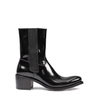 Premiata Black Leather Ankle Boots