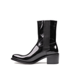 Premiata Black Leather Ankle Boots