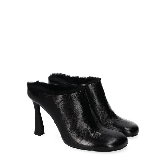Premiata Black Leather Heels