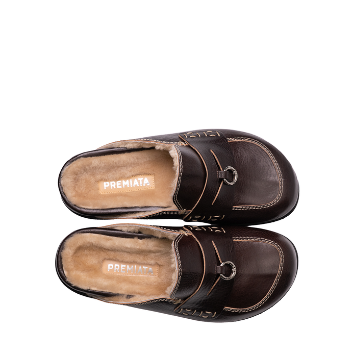 Premiata M7462 Chestnut Brown Leather Loafers
