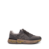 Premiata Mick Dark Grey Suede and Textile Sneakers