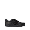 Premiata Nous Black Suede and Leather Sneakers