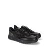 Premiata Nous Black Suede and Leather Sneakers