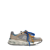 Premiata Mased Grey Suede and Textile Sneakers