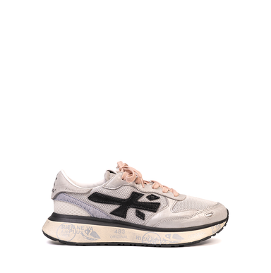 Premiata Lauryn Grey Suede and Textile Sneakers
