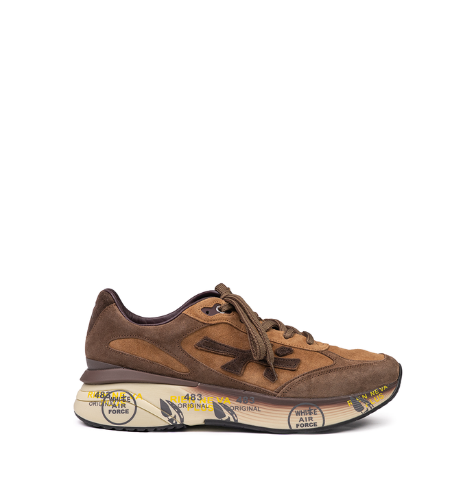 Premiata Moerun Brown Suede Sneakers