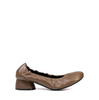 Poeve Anna Taupe Leather Flats