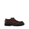 Sturlini Dark Brown Suede Lace-ups - DOLITA