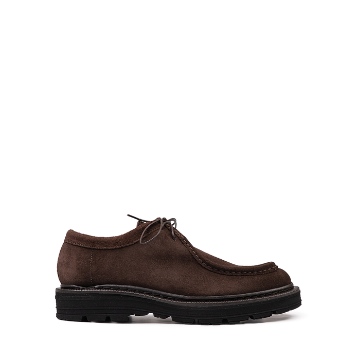 Sturlini Dark Brown Suede Lace-ups - DOLITA