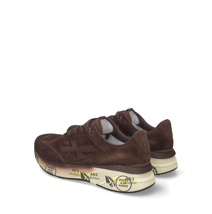 Premiata Moerun Brown Suede Sneakers