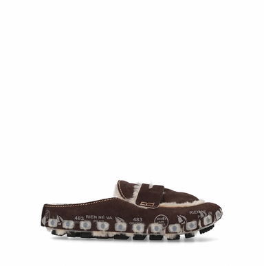 Premiata Smoothd Brown Suede Loafers