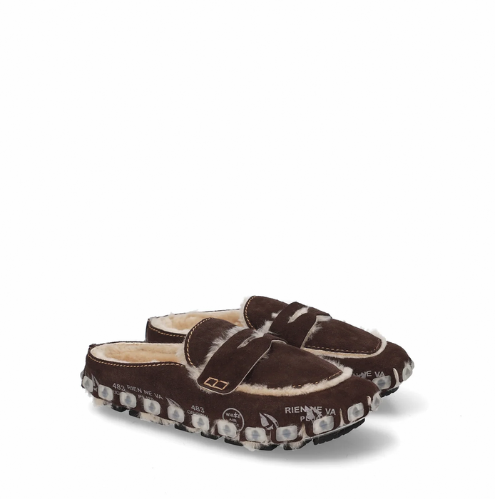 Premiata Smoothd Brown Suede Loafers