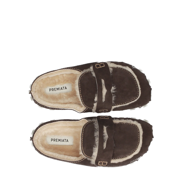 Premiata Smoothd Brown Suede Loafers