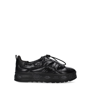 Premiata Puffyd Black Textile Sneakers