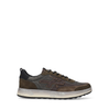 Premiata Nous Khaki Suede and Textile Sneakers