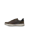 Premiata Nous Khaki Suede and Textile Sneakers