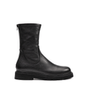 Guglielmo Rotta Kent Black Leather Ankle Boots