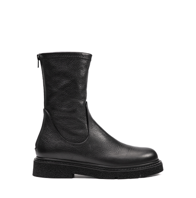 Guglielmo Rotta Kent Black Leather Ankle Boots