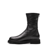 Guglielmo Rotta Kent Black Leather Ankle Boots