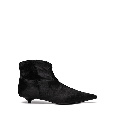 Guglielmo Rotta Hiro Black Leather Ankle Boots