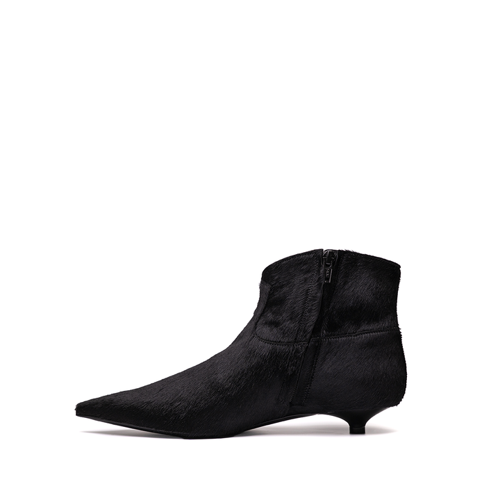 Guglielmo Rotta Hiro Black Leather Ankle Boots
