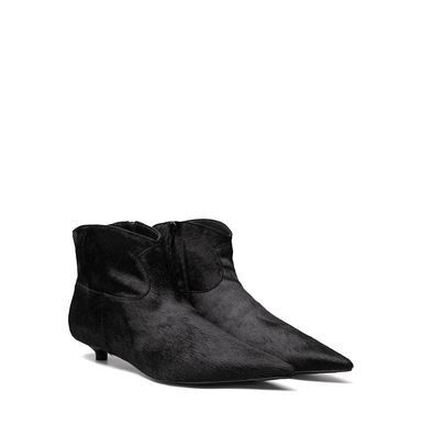 Guglielmo Rotta Hiro Black Leather Ankle Boots