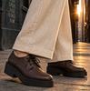 Vittorio Virgili Dark Brown Leather Lace-ups