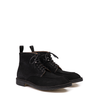 Green George Black Suede Ankle Boots