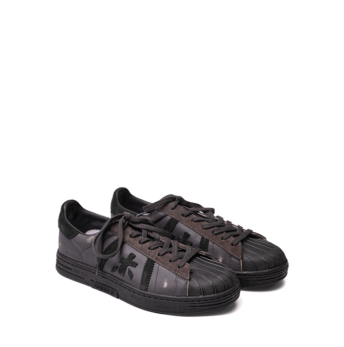 Premiata Russel Black Leather Sneakers - DOLITA