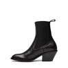 Alexander Hotto Black Leather Ankle Boots - DOLITA