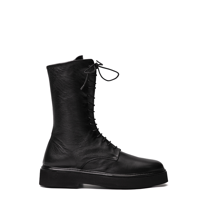 Alexander Hotto Black Leather Ankle Boots - DOLITA