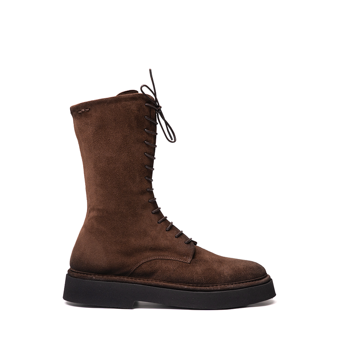 Alexander Hotto Brown Suede Ankle Boots - DOLITA