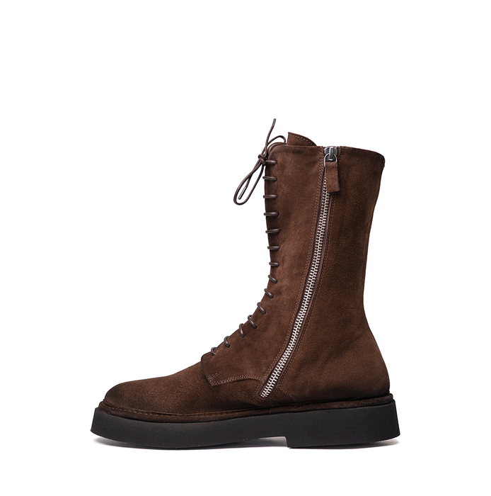 Alexander Hotto Brown Suede Ankle Boots - DOLITA