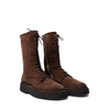Alexander Hotto Brown Suede Ankle Boots - DOLITA