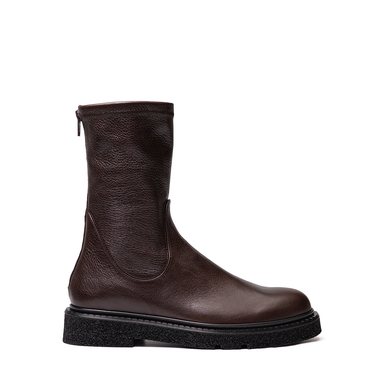 Guglielmo Rotta Kent Dark Brown Leather Ankle Boots