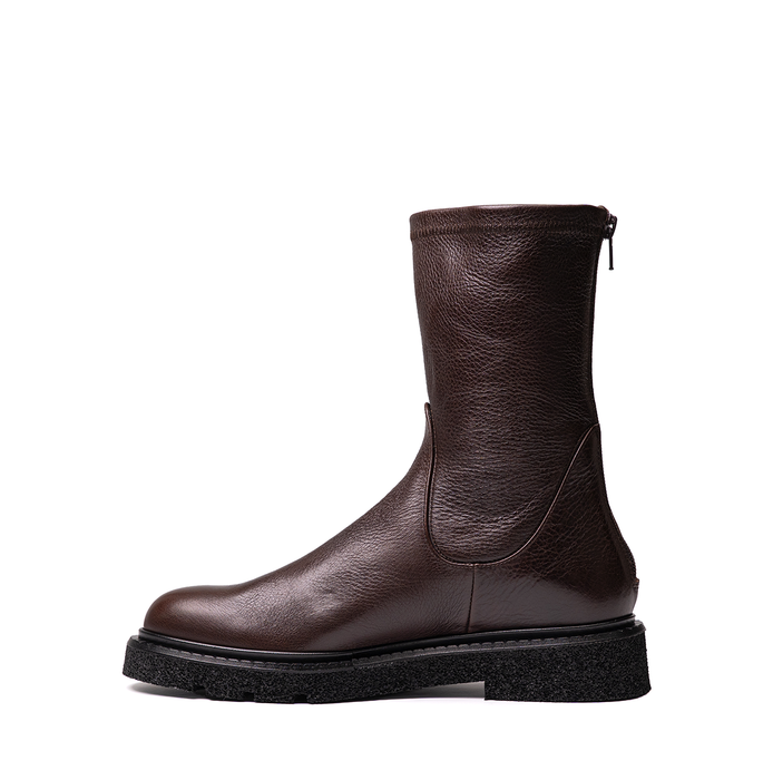 Guglielmo Rotta Kent Dark Brown Leather Ankle Boots