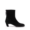 Elena Iachi Black Suede Ankle Boots