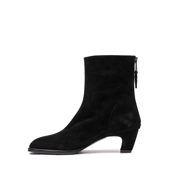 Elena Iachi Black Suede Ankle Boots