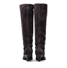 Elena Iachi Dark Grey Suede Tall Boots
