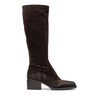 Elena Iachi Dark Brown Suede Tall Boots