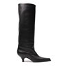 Elena Iachi Black Leather Tall Boots