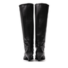 Elena Iachi Black Leather Tall Boots