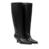 Elena Iachi Black Leather Tall Boots