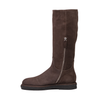 Pomme D'or Dark Brown Suede Tall Boots