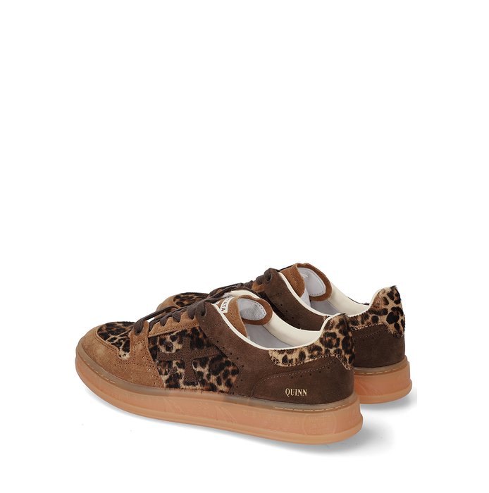 Premiata Quinnd Brown Suede Sneakers
