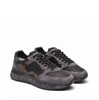 Premiata Mick Black and Brown Suede Sneakers